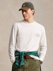 Акція на Лонгслів чоловічий Ralph Lauren 997609734 2XL Білий від Rozetka