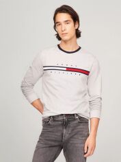 Акція на Лонгслів чоловічий Tommy Hilfiger 57848532 2XL Сірий від Rozetka