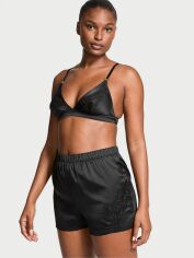 Акція на Піжама (топ + шорти) жіноча великих розмірів Victoria's Secret 348574085 2XL Чорна від Rozetka