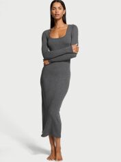 Акція на Піжамна сукня жіноча Victoria's Secret 872203576 L Сіра від Rozetka