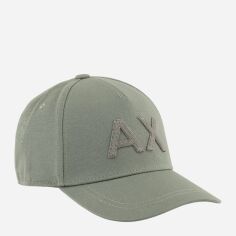 Акція на Кепка Armani Exchange 288102768 One Size Зелена від Rozetka