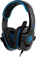 Акція на Навушники Sades SA-708GT Black/Blue від Rozetka