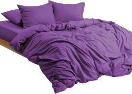 Акція на Комплект постільної білизни Good-Dream Євро 200 x 220 см Purple Сатин від Rozetka
