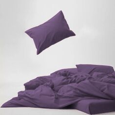 Акція на Комплект постільної білизни Mirson Євро 200х220 см 012 Purple Soft Touch of Satin від Rozetka