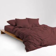 Акція на Підковдра MirSon Soft Touch of Satin 021 Tomato 160х220 см від Rozetka