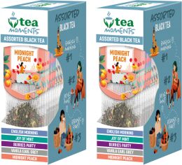 Акція на Набір чаю-асорті Tea Moments Assorted Black tea 5 смаків х 3 кадді-пакетика  х 2 шт від Rozetka