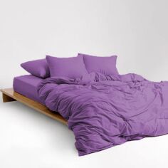 Акція на Простирадло MirSon Soft Touch of Satin 018 Lilac 200x220 см від Rozetka