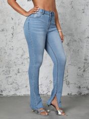 Акція на Джинси жіночі SHEIN GD-00162335 W30L32 Блакитні від Rozetka