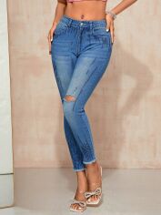 Акція на Джинси жіночі SHEIN GD-00163834 30 Сині від Rozetka