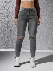 Акція на Джинси Skinny жіночі SHEIN GD-00164196 S Сірі від Rozetka