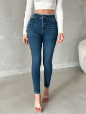 Акція на Джинси Skinny жіночі SHEIN GD-00166147 38 Сині від Rozetka