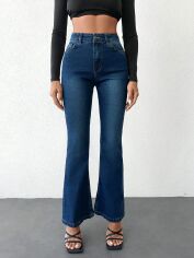 Акція на Джинси жіночі SHEIN GD-00166149 XXS-Petite Темно-сині від Rozetka