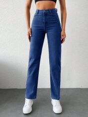 Акція на Джинси Regular Fit жіночі SHEIN GD-00166313 40 Темно-сині від Rozetka