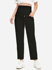 Акція на Джинси Regular Fit для вагітних SHEIN GD-00163992 M Чорні від Rozetka