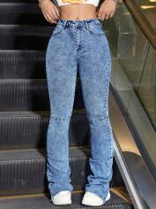 Акція на Джинси жіночі SHEIN GD-00164273 L Блакитні від Rozetka