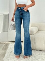 Акція на Джинси жіночі SHEIN GD-00166274 34 Темно-сині від Rozetka