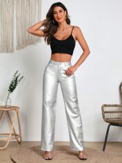 Акція на Джинси жіночі SHEIN GD-00156996 27 Сріблясті від Rozetka