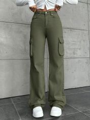 Акція на Джинси жіночі SHEIN GD-00157019 38 Хакі від Rozetka