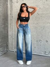 Акція на Джинси жіночі SHEIN GD-00157034 40 Сині від Rozetka