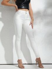 Акція на Штани жіночі SHEIN GD-00101297 XS Білі від Rozetka