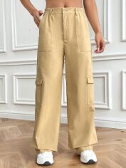 Акція на Штани жіночі SHEIN GD-00156953 M Хакі від Rozetka