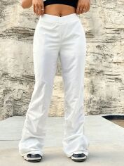 Акція на Штани жіночі SHEIN GD-00157215 S Білі від Rozetka