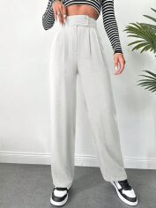 Акція на Штани жіночі SHEIN GD-00158313 M Білі від Rozetka