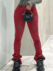 Акція на Штани жіночі SHEIN GD-00158324 S Фуксія від Rozetka