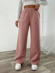 Акція на Штани жіночі SHEIN GD-00158326 S Світло-рожеві від Rozetka