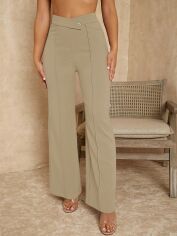 Акція на Штани жіночі SHEIN GD-00158327 S Бежеві від Rozetka