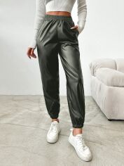 Акція на Штани жіночі SHEIN GD-00158333 S Зелені від Rozetka