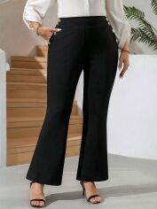 Акція на Штани жіночі SHEIN GD-00163470 XL Чорні від Rozetka