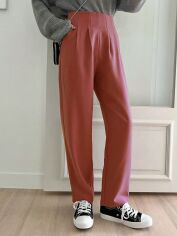 Акція на Штани жіночі SHEIN GD-00163055 XS Червоні від Rozetka