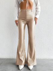 Акція на Штани жіночі SHEIN GD-00158294 L Бежеві від Rozetka