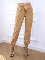 Акція на Штани жіночі SHEIN GD-00158360 XS Хакі від Rozetka