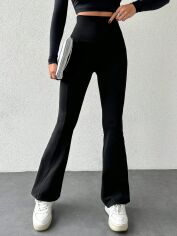 Акція на Штани жіночі SHEIN GD-00158278 L Чорні від Rozetka