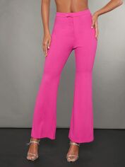 Акція на Штани жіночі SHEIN GD-00162114 XS Фуксія від Rozetka