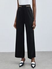 Акція на Штани жіночі SHEIN GD-00163363 S Чорні від Rozetka