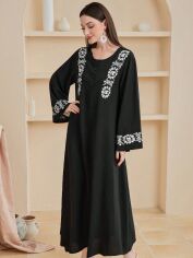 Акція на Сукня літня жіноча SHEIN GD-00120551 S Чорна від Rozetka