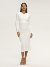 Акція на Сукня міді літня жіноча SHEIN GD-00125092 L Біла від Rozetka