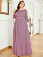 Акція на Сукня вечірня довга жіноча SHEIN GD-00158159 XL Світло-рожева від Rozetka