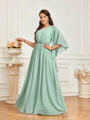 Акція на Сукня вечірня довга жіноча SHEIN GD-00158187 L Зелена від Rozetka