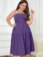 Акція на Сукня вечірня міді літня жіноча SHEIN GD-00168579 3XL Синя від Rozetka