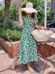 Акція на Сукня літня жіноча SHEIN GD-00169563 M Зелена від Rozetka