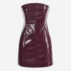 Акція на Сукня літня жіноча SHEIN GD-00168109 XS Бордова від Rozetka