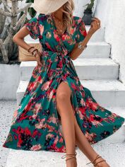 Акція на Сукня літня жіноча SHEIN GD-00168118 L Зелена від Rozetka
