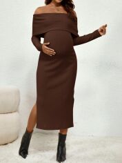 Акція на Сукня літня жіноча SHEIN GD-00164997 L Коричнева від Rozetka