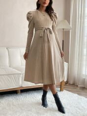 Акція на Сукня міді осіння жіноча SHEIN GD-00166164 L Хакі від Rozetka