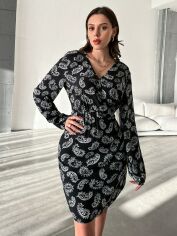 Акція на Сукня коротка літня жіноча SHEIN GD-00161293 M Чорна від Rozetka