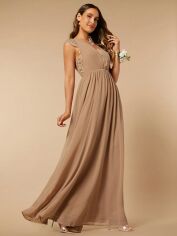 Акція на Сукня вечірня довга жіноча SHEIN GD-00158208 M Хакі від Rozetka